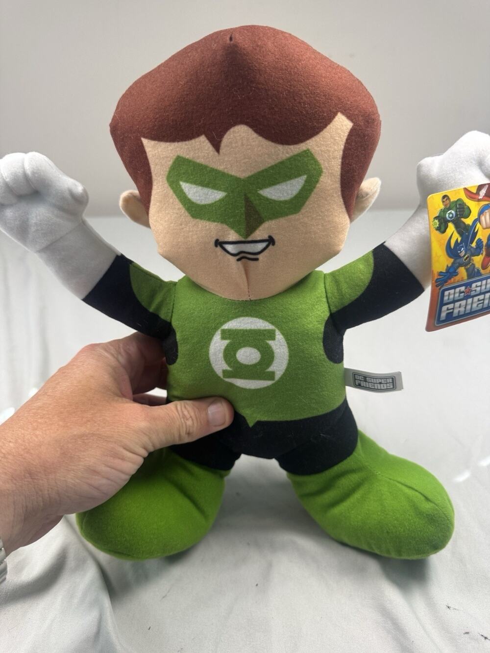DC Super Friends Green Lantern Plush Toy 12” NWT Toy Factory Prize Plush